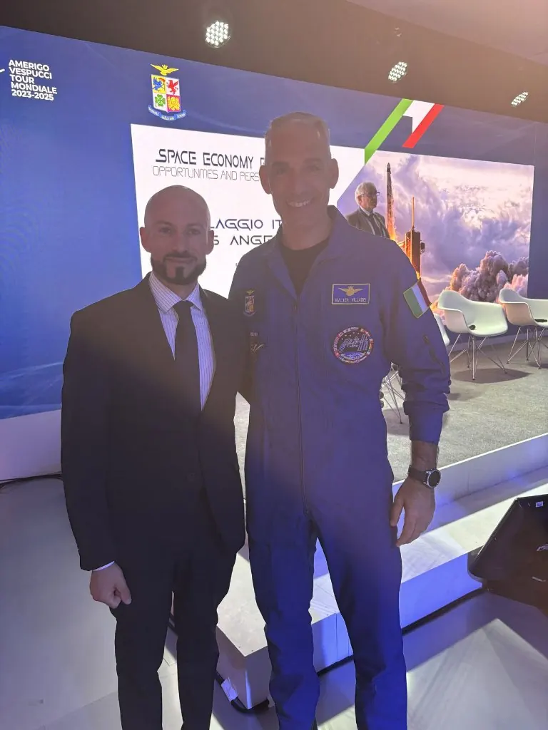 Meeting with Astronaut Walter Villadei