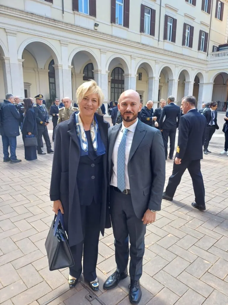With Senator Roberta Pinotti